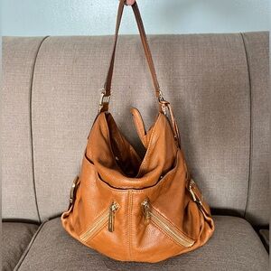 Michael Kors y2k leather brown shoulder bag